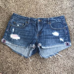 Pink Victoria’s Secret Denim Short Size 8